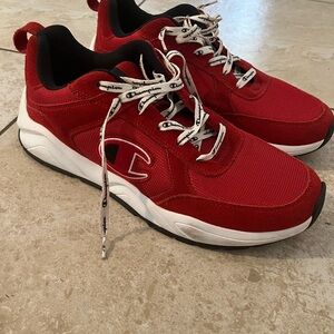 Champion Red and White shoes